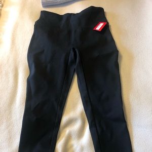 Spanx regular pointe black legging black